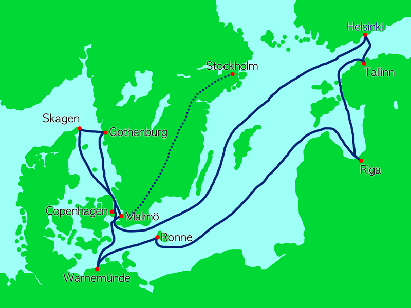 Abbildung Route Castles & Cobblestones